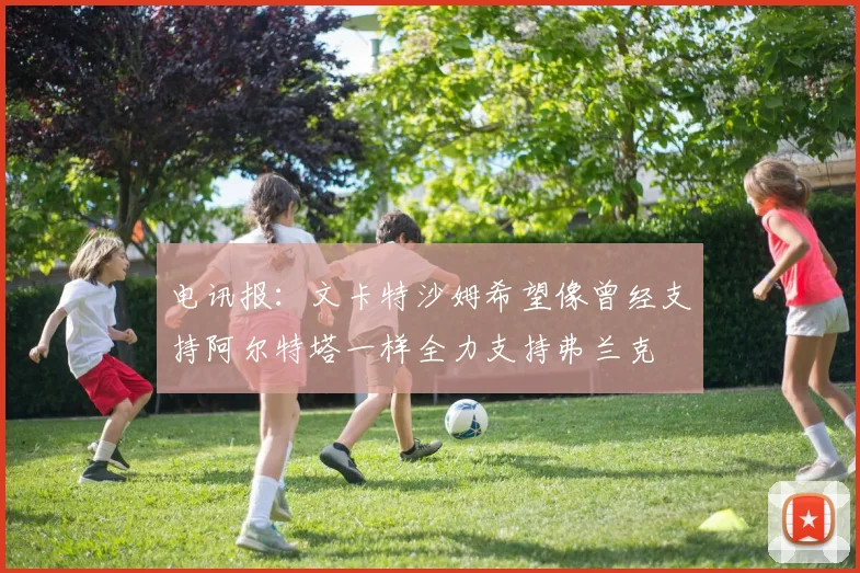 电讯报：文卡特沙姆希望像曾经支持阿尔特塔一样全力支持弗兰克